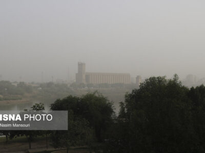 گرد و خاک در اهواز