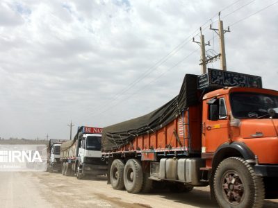 افزایش ورود و خروج خودرو های سنگین در خوزستان