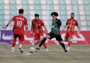 دیدار دو تیم فولادخوزستان و خیبر خرم آباد نتیجه ۲ به۲ به تساوی رسید