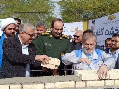 ساخت مدرسه ی ۹ کلاسه در شهر چمران بندر ماهشهر