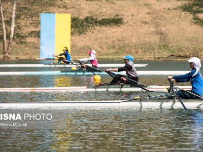 اردوی تیم ملی روئینگ بانوان در سد کرخه آغاز شد