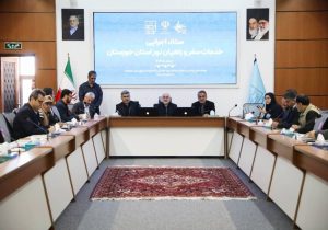 مردم استان خوزستان با رهبر جدید خود بیعت کردند و با تمام وجود از کشور خود دفاع می کنند
