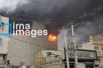 آتش سوزی یکی از ماشین های متوقف در پارکینک طبقاتی طالقانی ، آتش به طبقات دیگر نیز کشیده شد