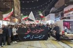 مردم آبادان به یاد شهادت قائد امت و شهدای جنگ رمضان در خیابان ها مراسم سوگواری برگزار می کنند