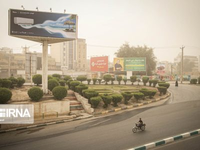 منشا گرد و غبار خوزستان از مرز اردن ،عربستان و عراق گزارش شده است