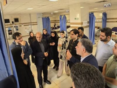 بازدید از بخش ام اس بیمارستان دزفول و بررسی خدمات رسانی به آنها توسط فرماندار دزفول
