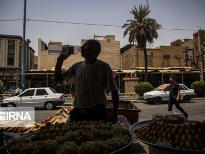 وقوع دمای بالای ۵۰ درجه در برخی از نقاط استان خوزستان