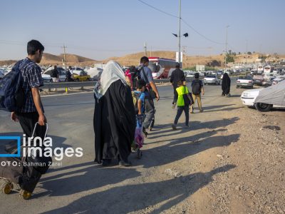 ۱۵۰ اتوبوس آماده انتقال زائران از پارکینگ ها به سمت مرز ها