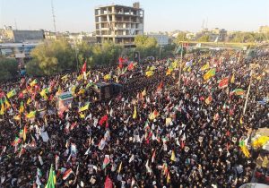 حضور میلیونی مردم عراق در مراسم تشییع رهبر شهید نشان از محبوبیت او است