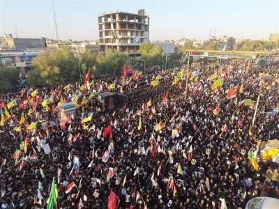 حضور میلیونی مردم عراق در مراسم تشییع رهبر شهید نشان از محبوبیت او است