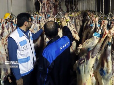 شناسایی و ضبط بیش از ۱۹۵ کیلوگرم فرآورده خام دامی ناسالم در مواکب